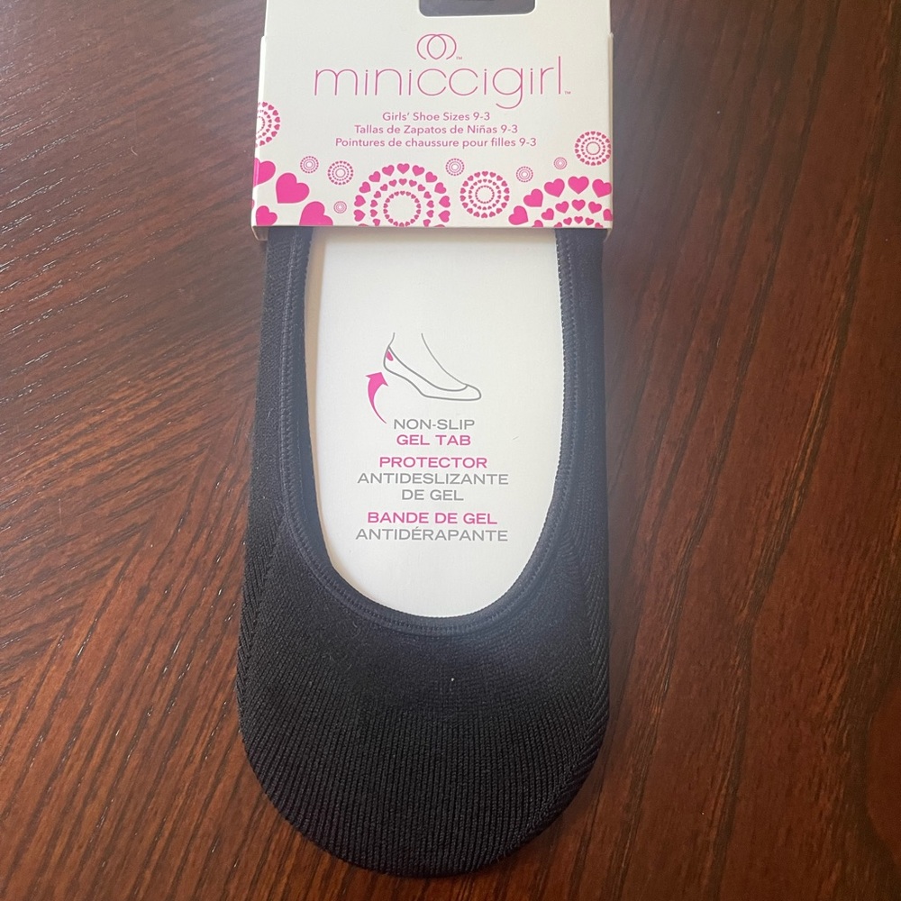 Liner Socks/Ultra Low Cut w/Gel Tab/Girls/Medium/Shoe 9-3